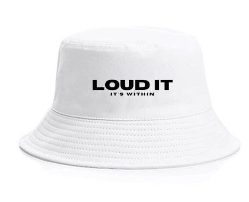 "It's Within" Bucket Hat - White