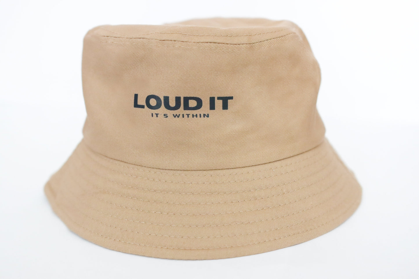 "It's Within" Bucket Hat - Tan