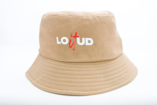 Graffiti Bucket Hat - Tan